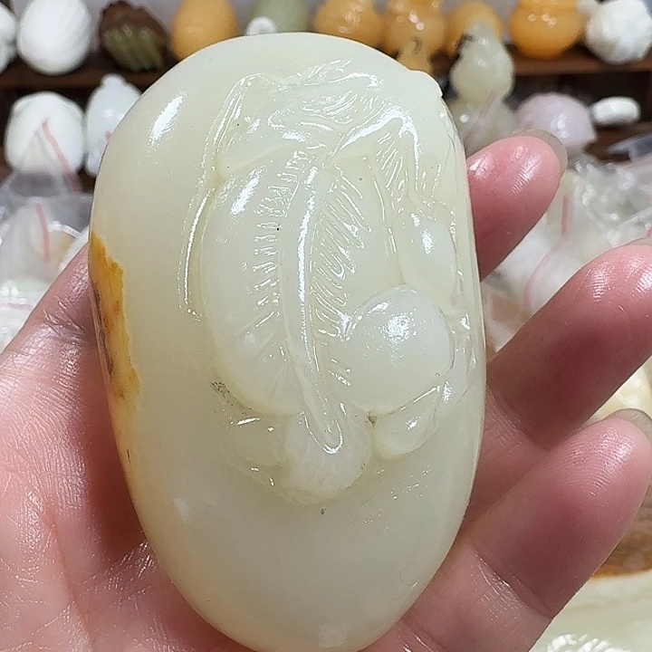 浩***间砖雕石头手把件不退不换