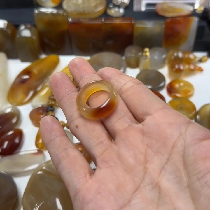 玛瑙/玉髓颈饰未镶嵌冰****雪