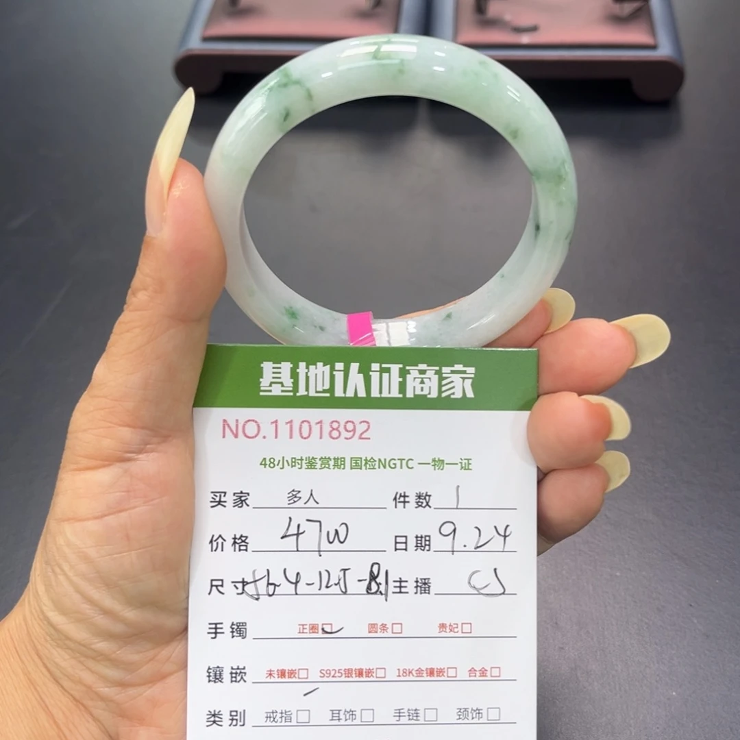 未镶嵌手镯翡翠多人