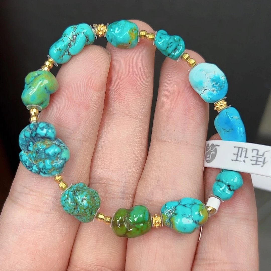 未镶嵌绿松石珠宝奇石