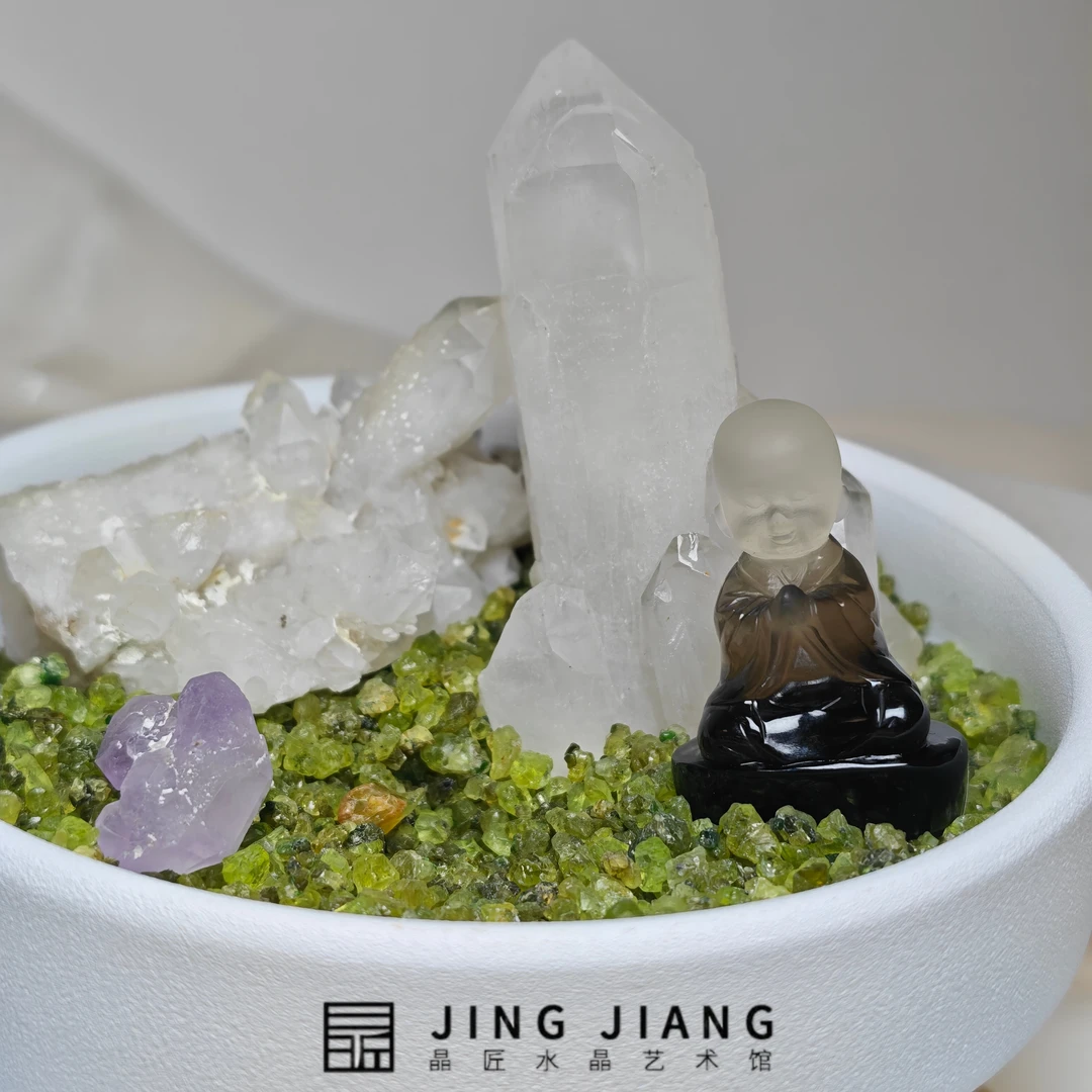 晶匠茶水晶佛摆件 编号H-JP55942