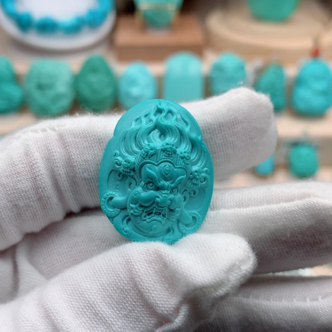 绿松石珠宝奇石未镶嵌