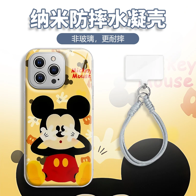 米奇水凝壳iPhone苹果16手机壳适用华为p荣耀OPPO小米vivo 66