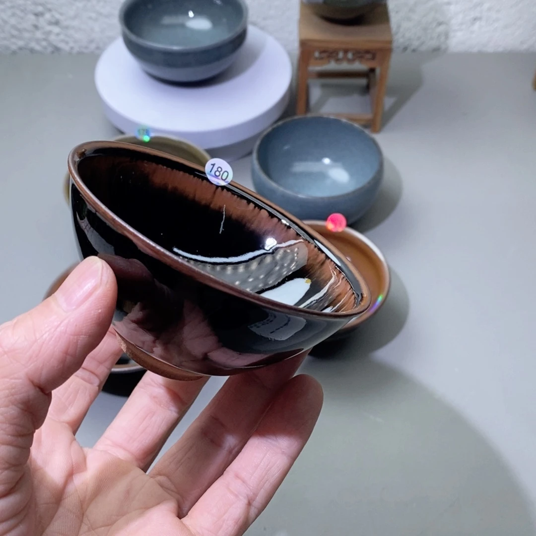 茶盏建盏主人杯漂亮180