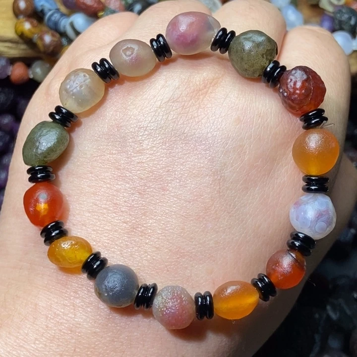 玛瑙/玉髓合金手链