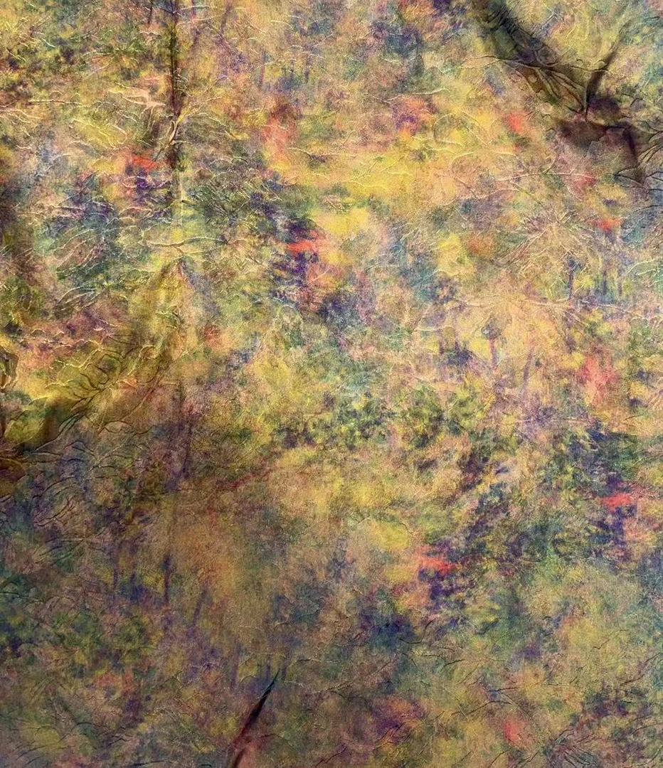 直播间颜色为准 花萝布料 花好月圆