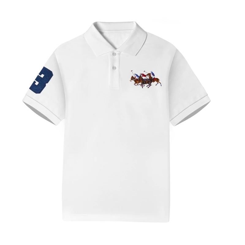 2025秋季短袖款polo衫潮流透气简约男女同款polo9004