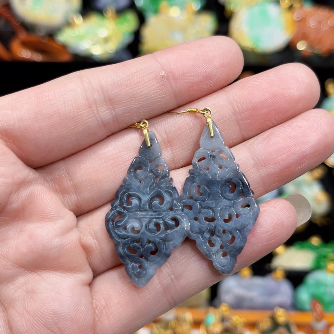 翡翠合金吊坠(赠链)国风