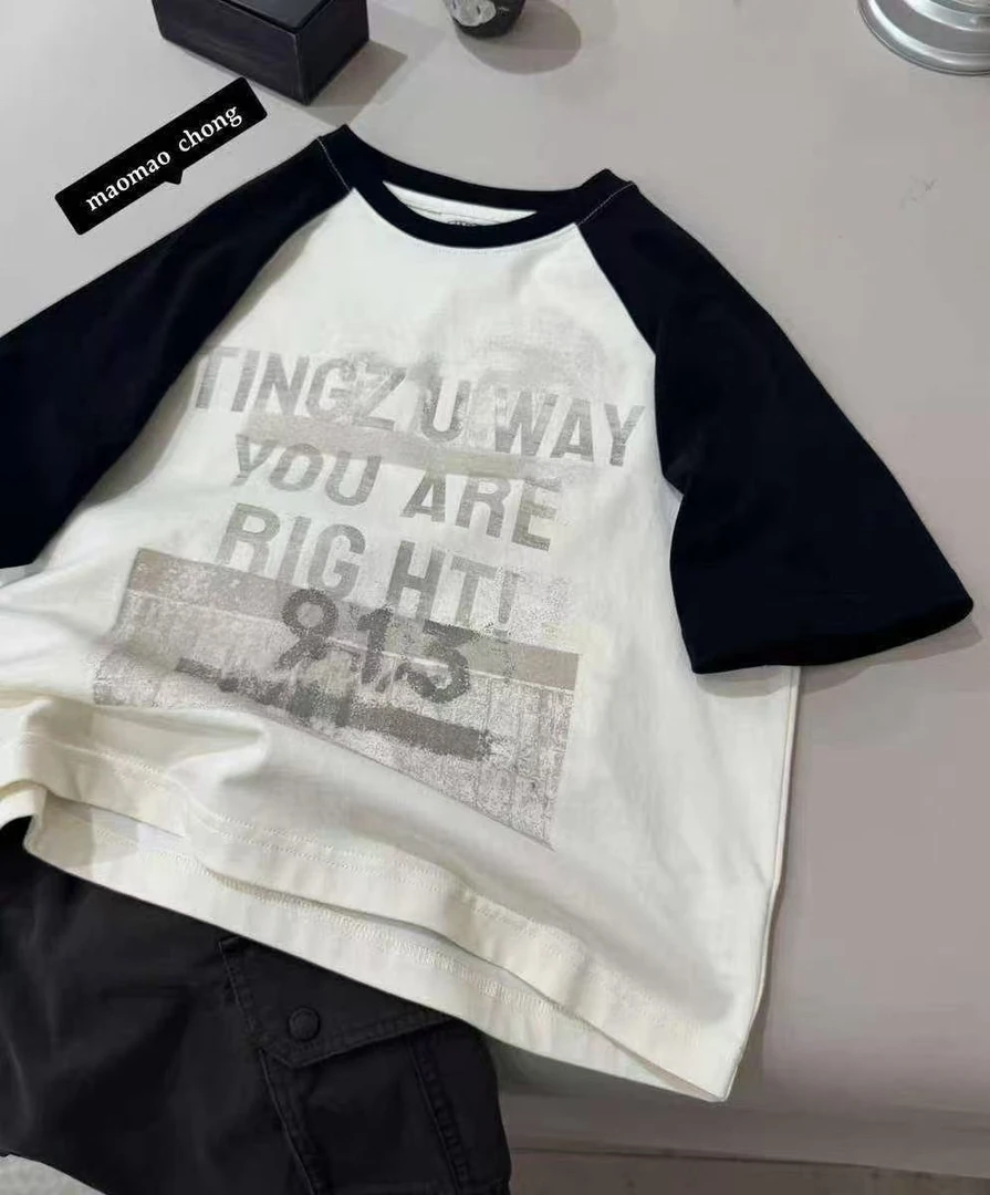 &苏珊&2025新款夏款短袖T恤yd涂鸦款2540