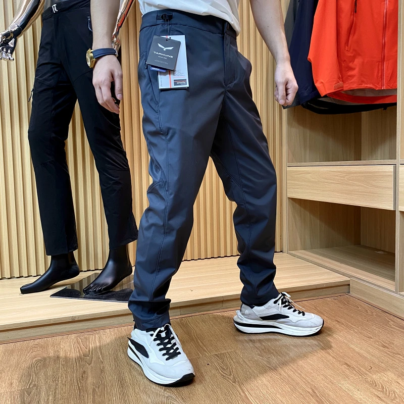 鼎级私渠！高端户外轻量防水防风秋季机能软壳裤男6006