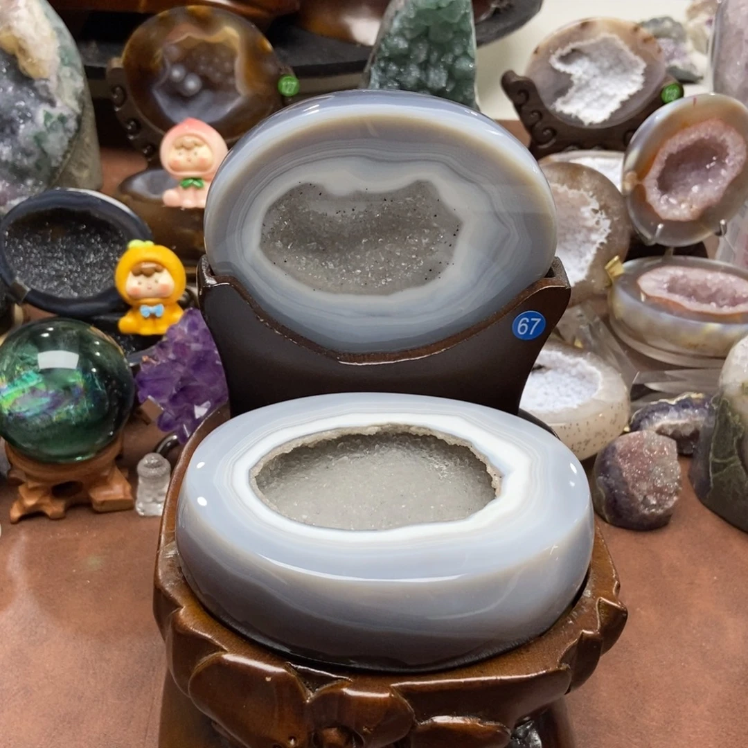 紫晶未镶嵌摆件水晶