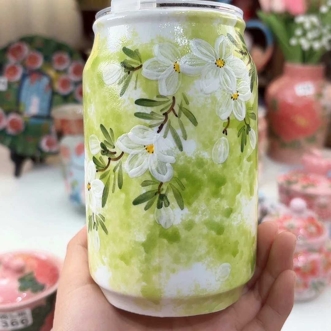 景德镇手绘高温釉下彩陶瓷茶具