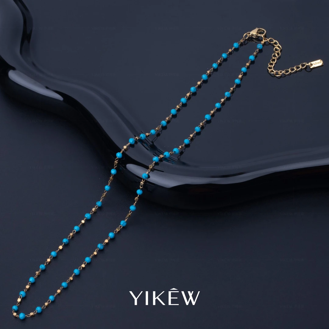 钛钢项链 【YIKEW】月光宝盒 | 轻奢素款小众精致项链YX2548B