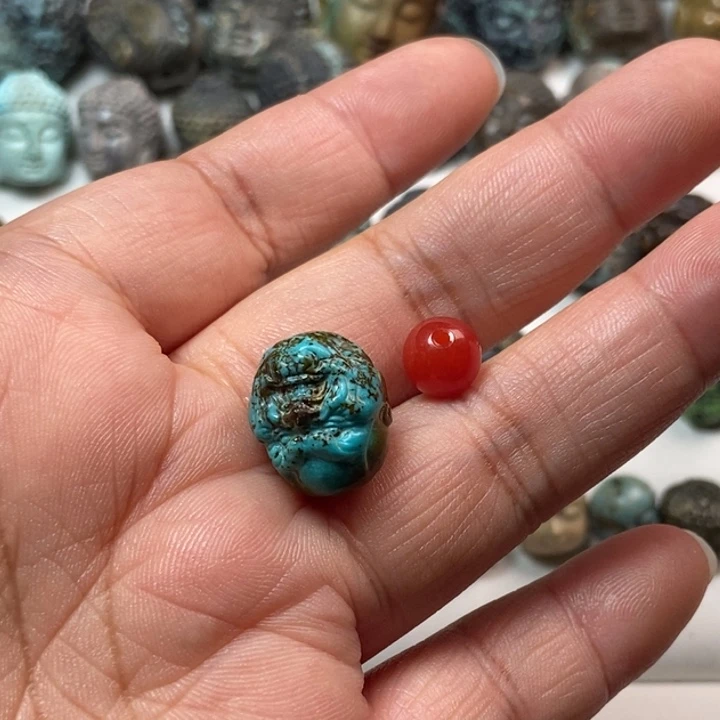 南红玛瑙未镶嵌颈饰