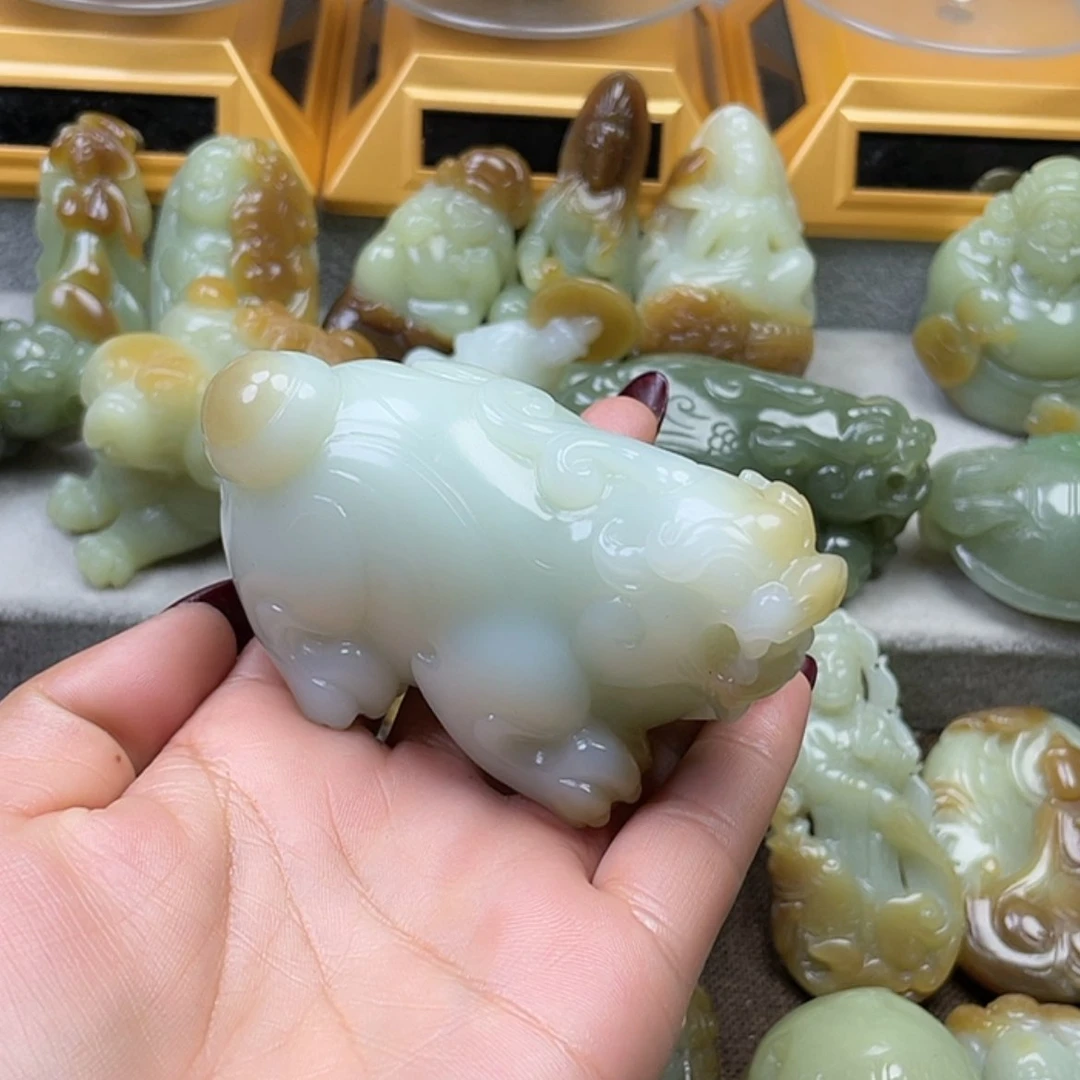 【闪购商品】和田玉把件未镶嵌湘***厂