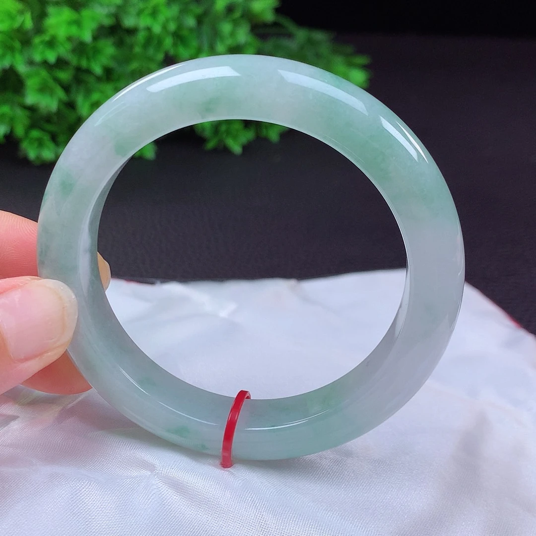 翡翠手镯未镶嵌59圈口435016