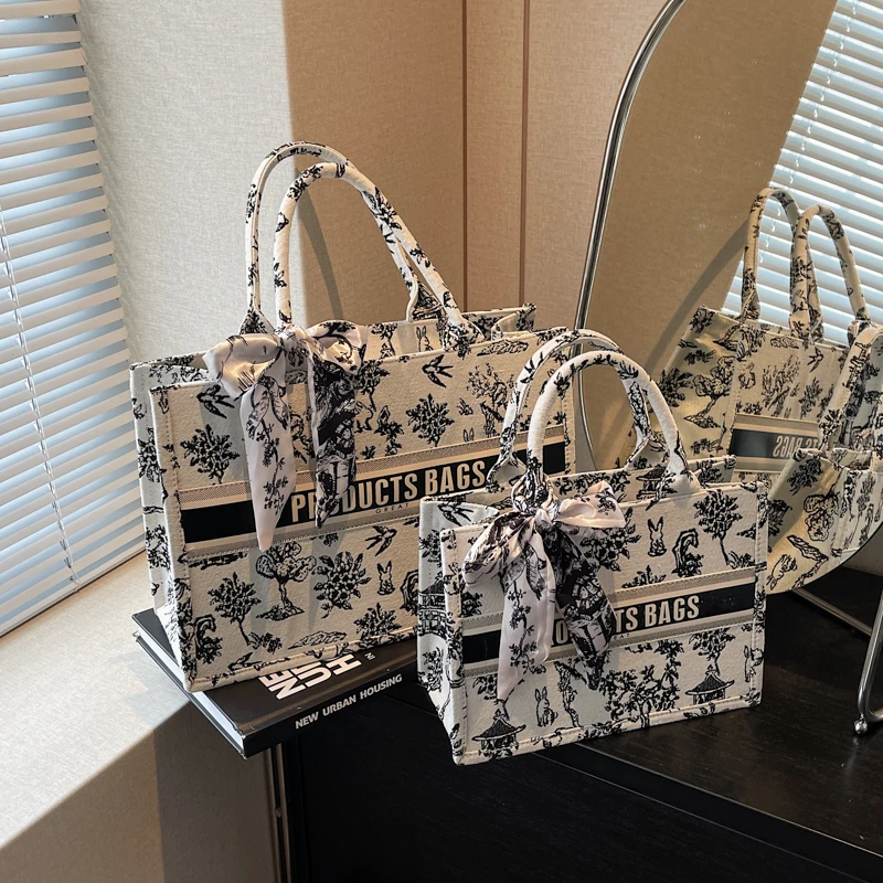 高级感通勤托特包包女2025新款潮时尚大容量单肩腋下包百搭手提包