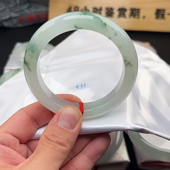 未镶嵌手镯翡翠手镯-28