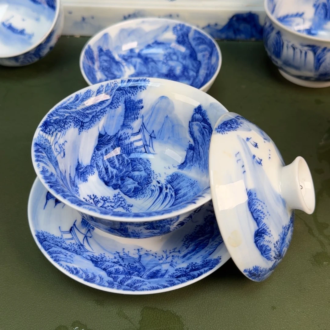 景德镇纯手绘茶具圆圆232