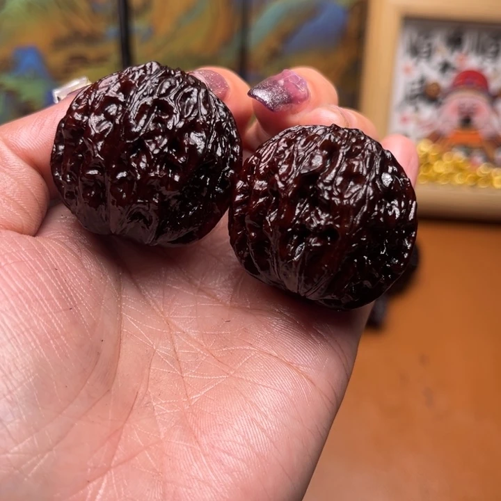 核桃地闷文玩手把件 35 尺小众圆妃 15