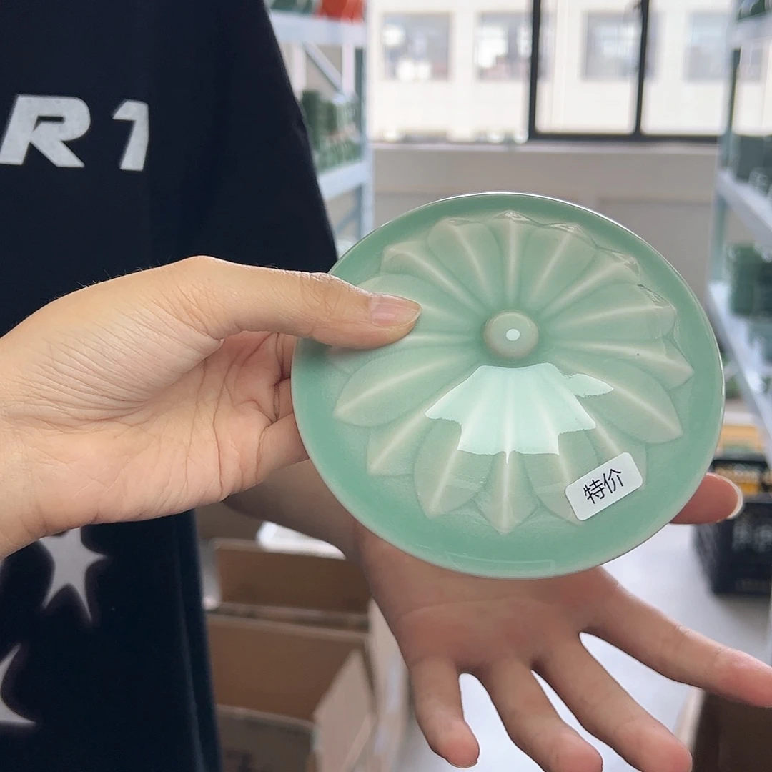 龙泉云间青瓷小米茶器