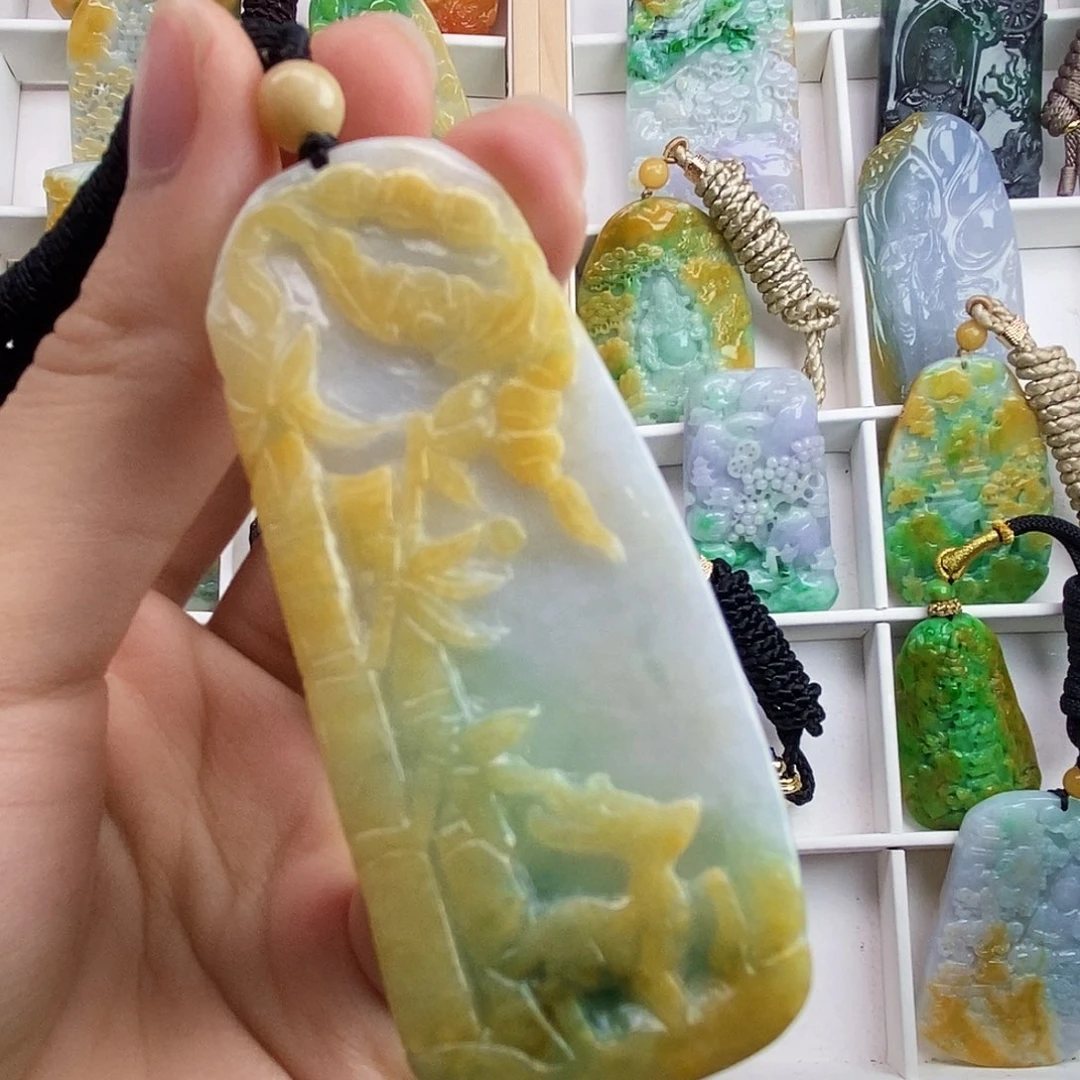 颈饰未镶嵌翡翠翡翠