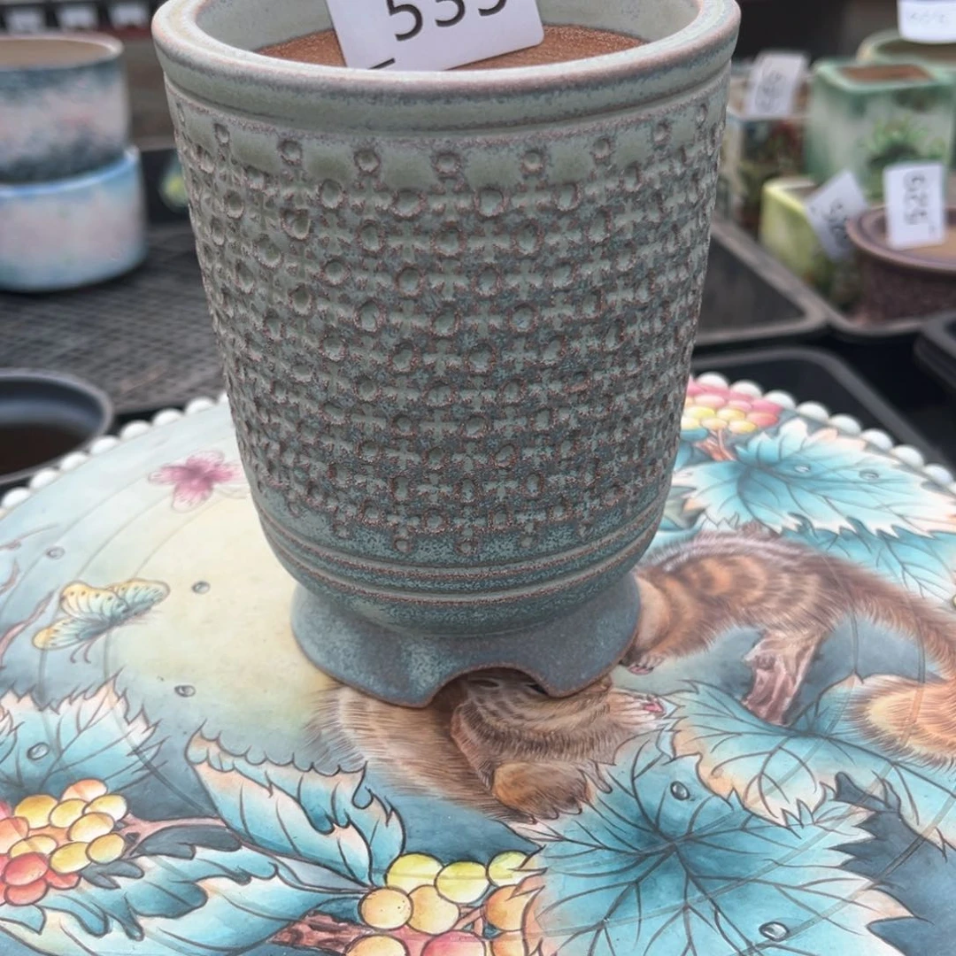 红陶要***心535花盆1个