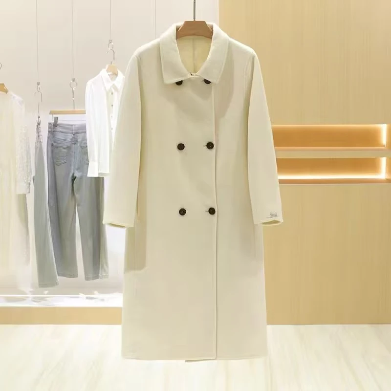 秋冬季宽松版高级感气质百搭长款大衣