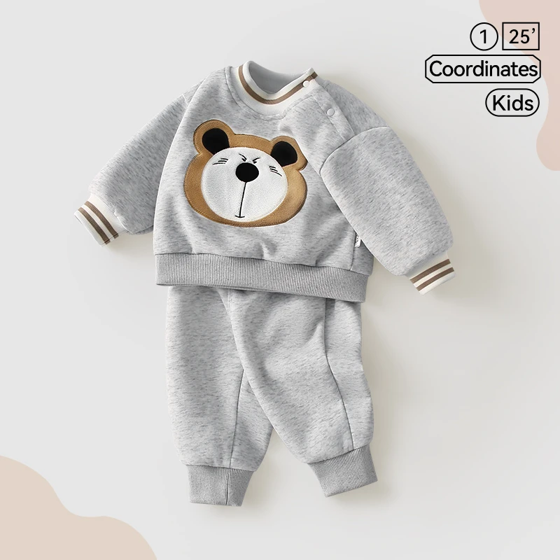 宝宝卫衣套装春秋女童开春卫衣婴儿春季衣服男童卫裤幼儿2025爆款