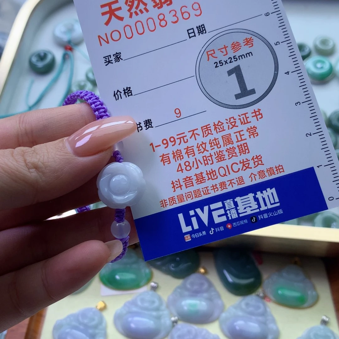 翡翠颈饰未镶嵌Y**Y翡翠