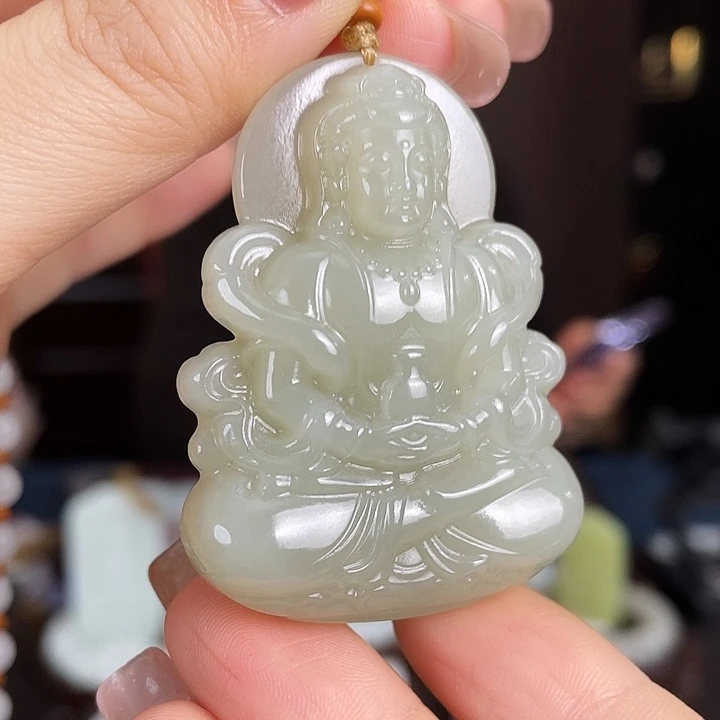 和田玉未镶嵌颈饰定制发货