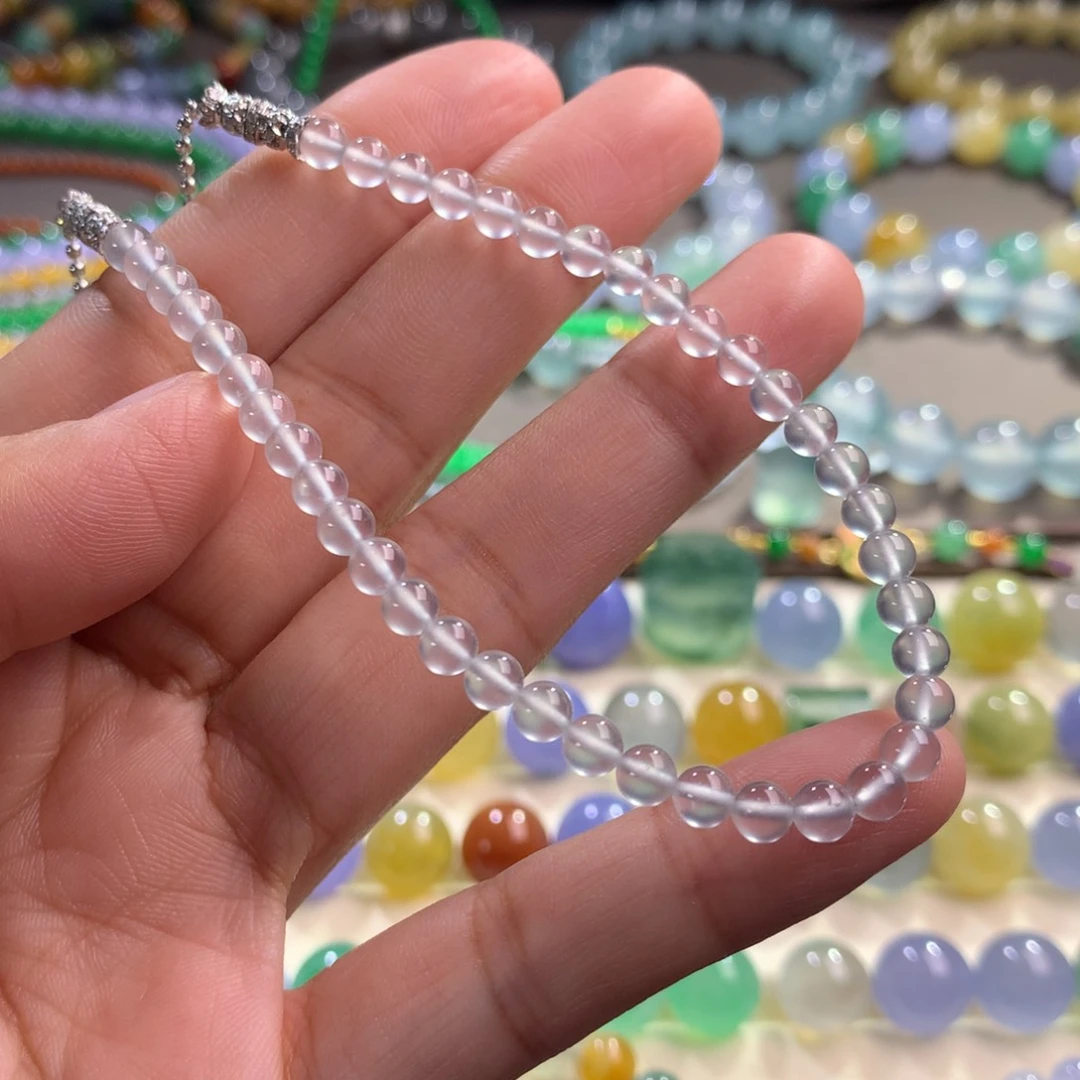 翡翠手链未镶嵌卡4.2