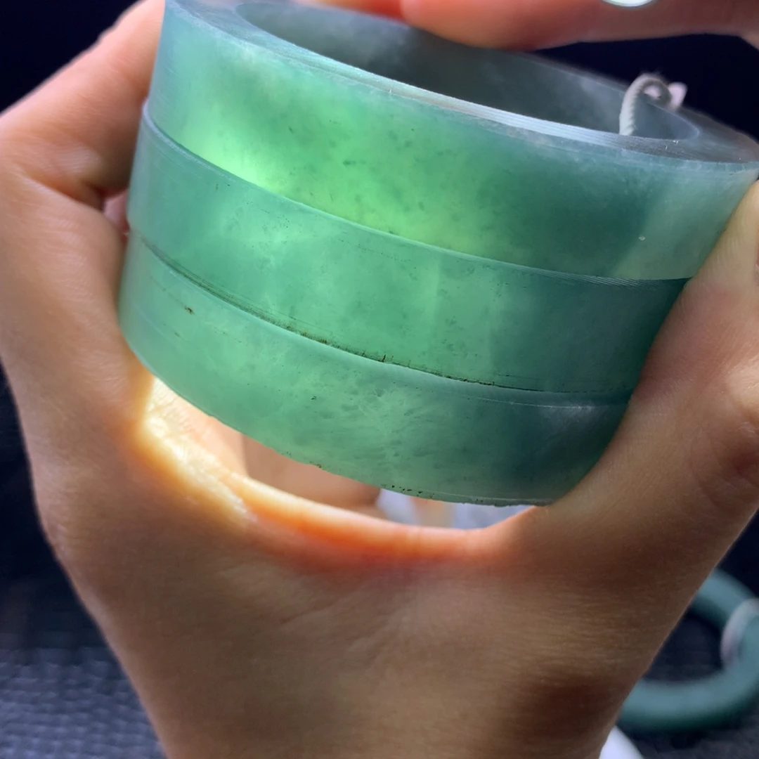 定制翡翠未镶嵌手镯54-58