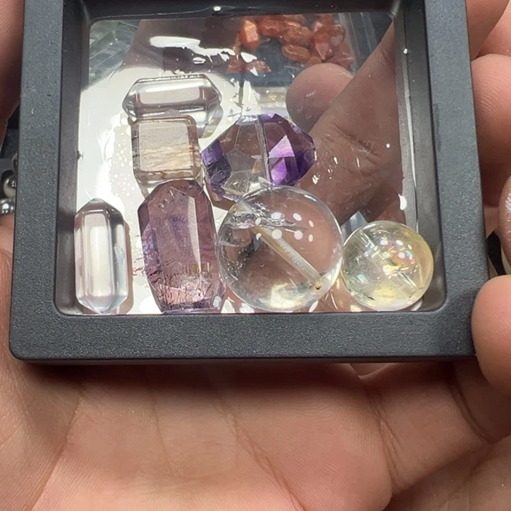 佚***名珠宝半成品银S925镶嵌紫晶11