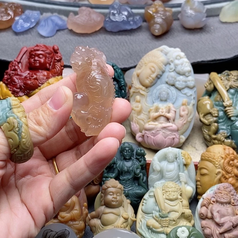 【闪购商品】未镶嵌吊坠定制玛瑙