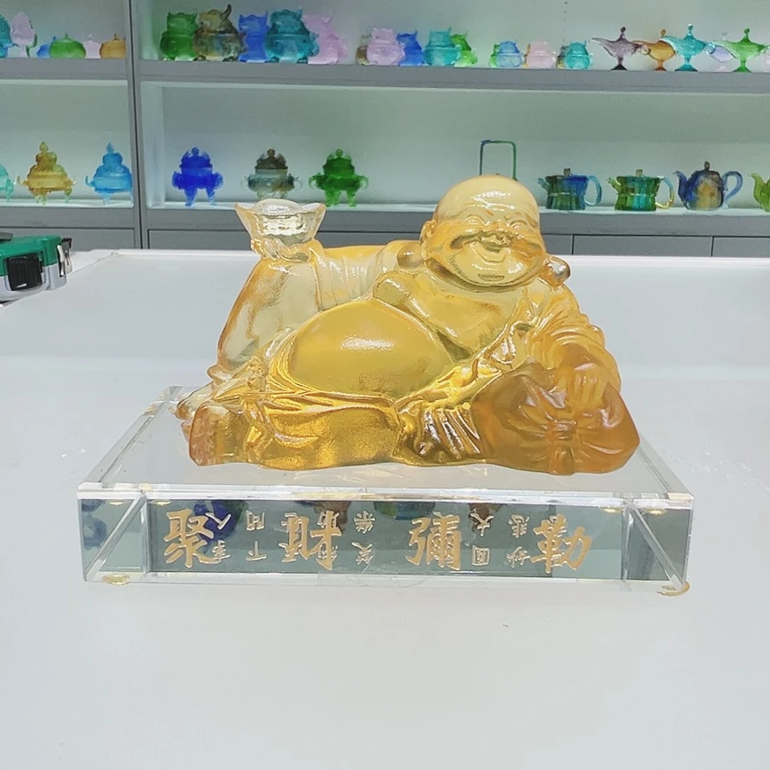 【闪购商品】手工艺品琉璃卢*县弥勒