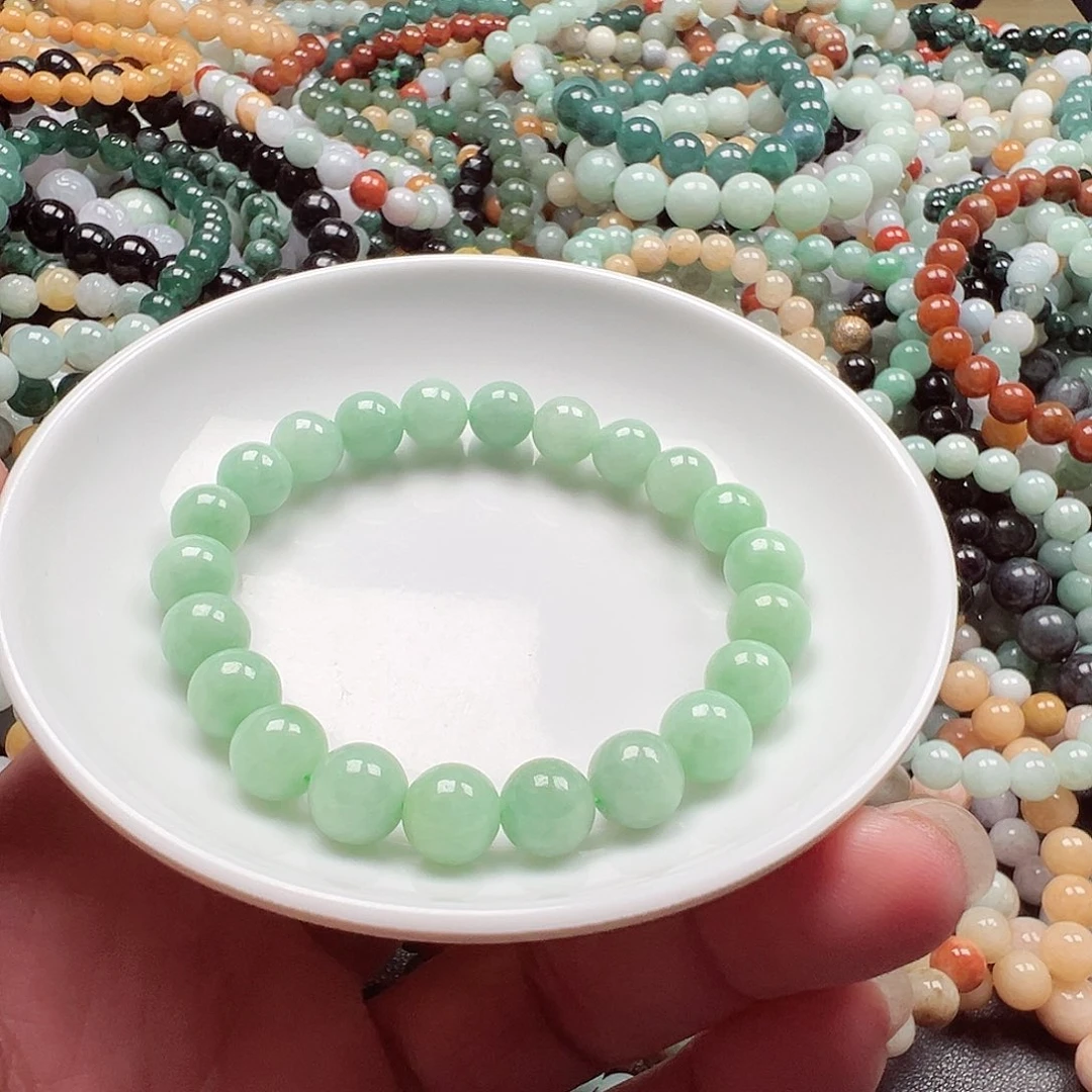 翡翠手链未镶嵌龍**-货主老华