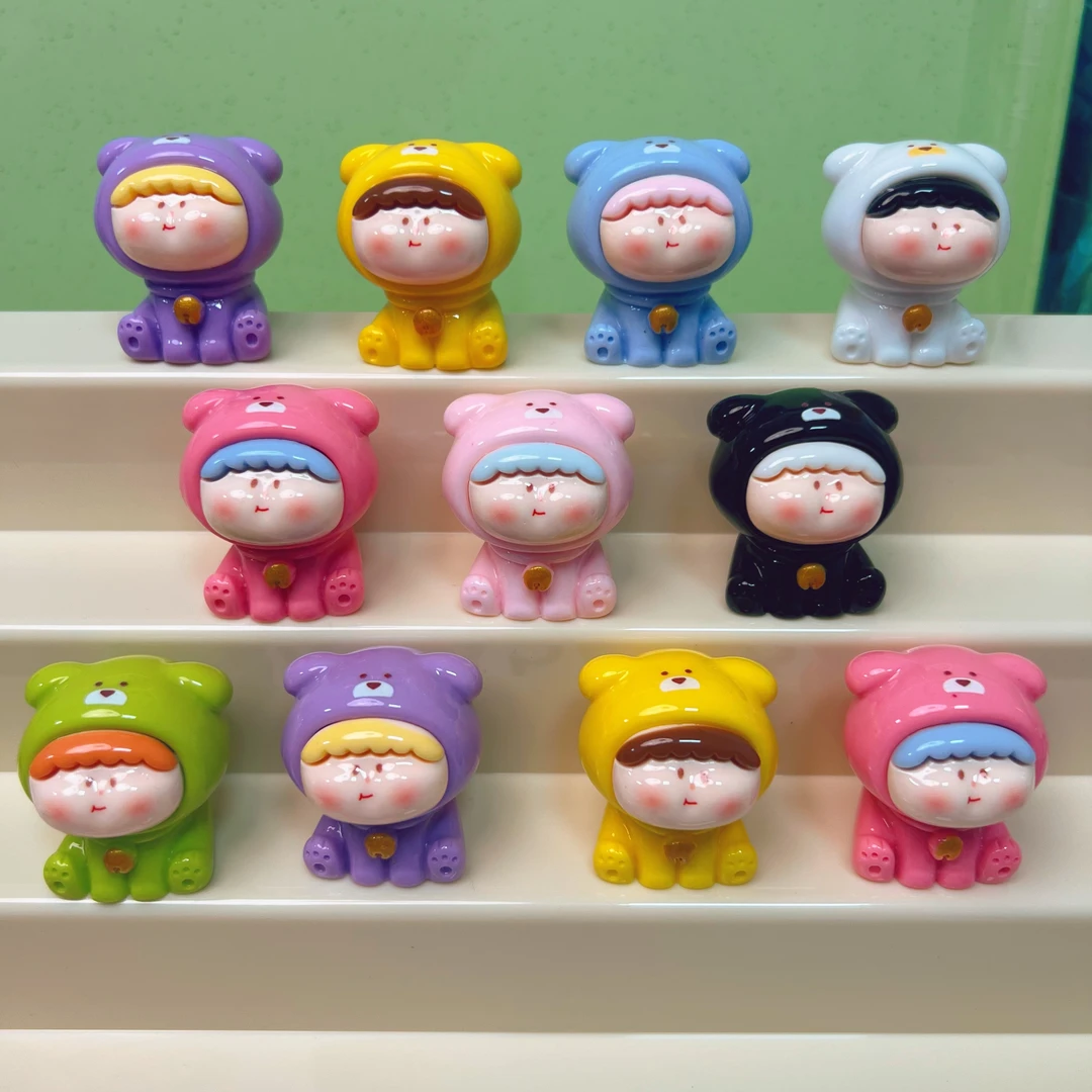 【直播拆】小狗DIY创意手工树脂摆件饰品