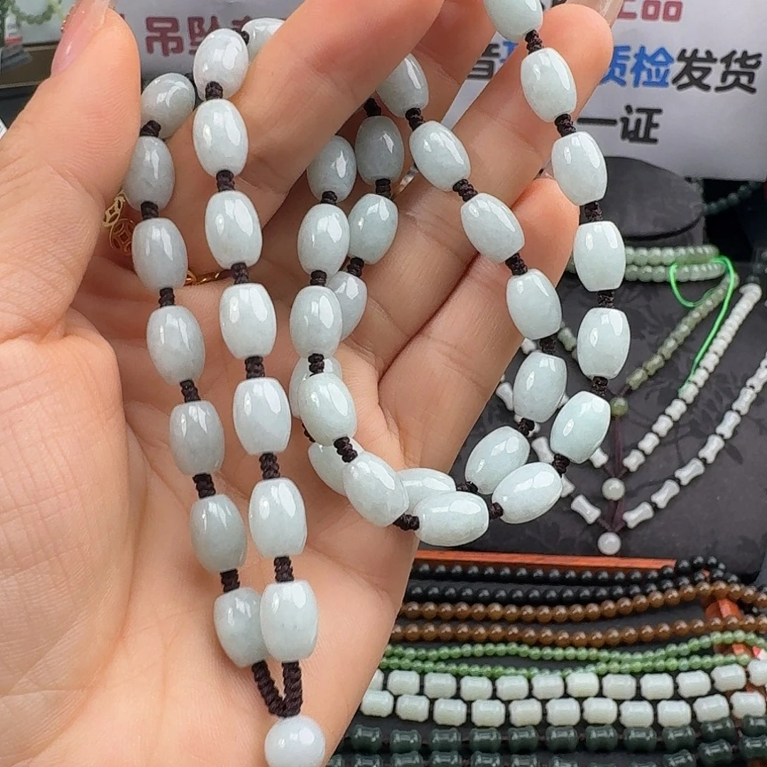 翡翠未镶嵌颈饰纯天然翡翠