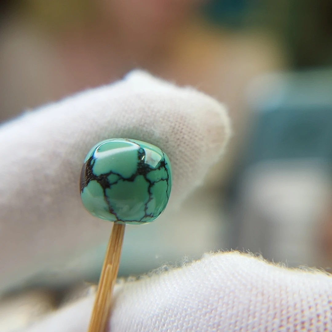 未镶嵌绿松石珠宝奇石10.6直径