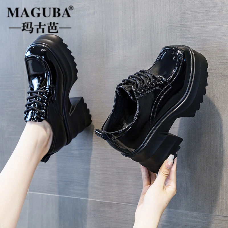 MAGUBA/玛古芭厚底英伦风增高2025春季新款松糕休闲玛丽珍乐福鞋