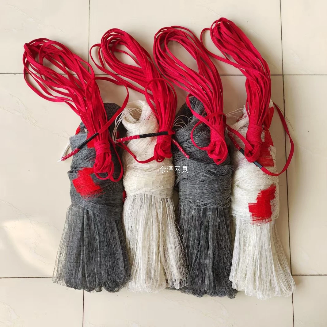 手工大力马线3~5米手撒网 渔网 手抛网 手工网