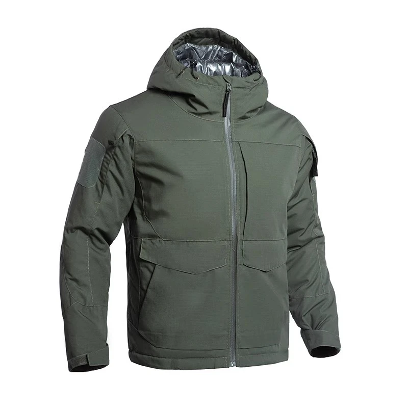 军版抗寒零下20度加厚石墨烯战术棉服冬季防水M65保暖外套