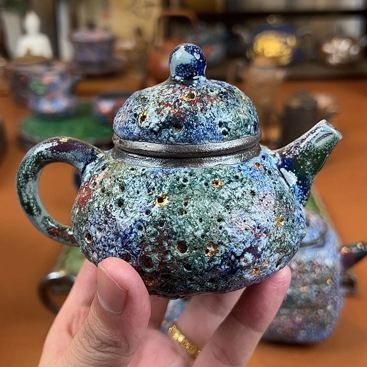 辣***室瓷器仙境复古特色茶器