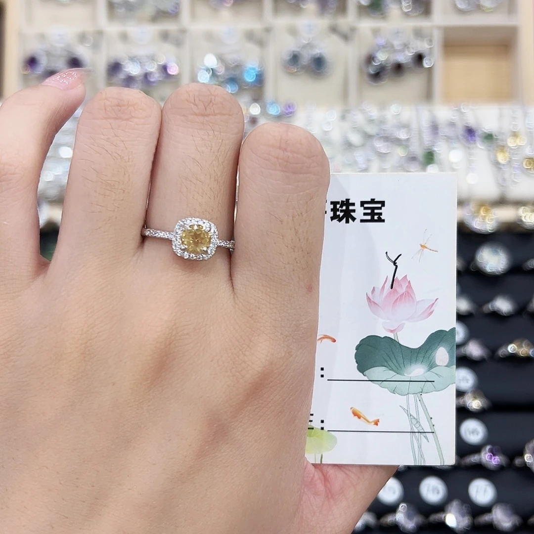 Y***岫玉银S925镶嵌戒指