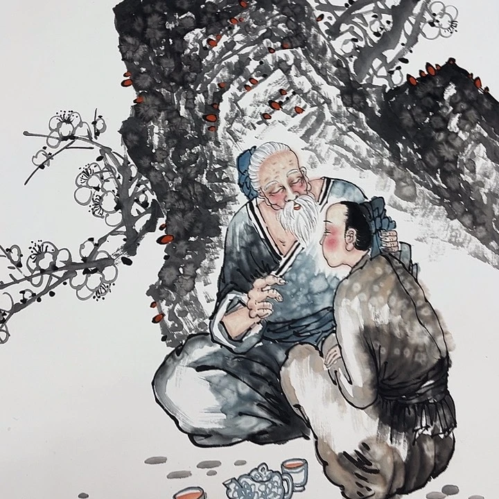 国画国画作品很好看