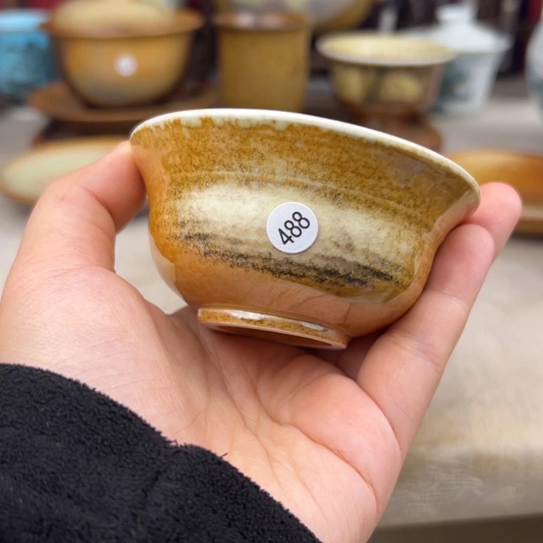 杯纯手工柴烧主人杯
