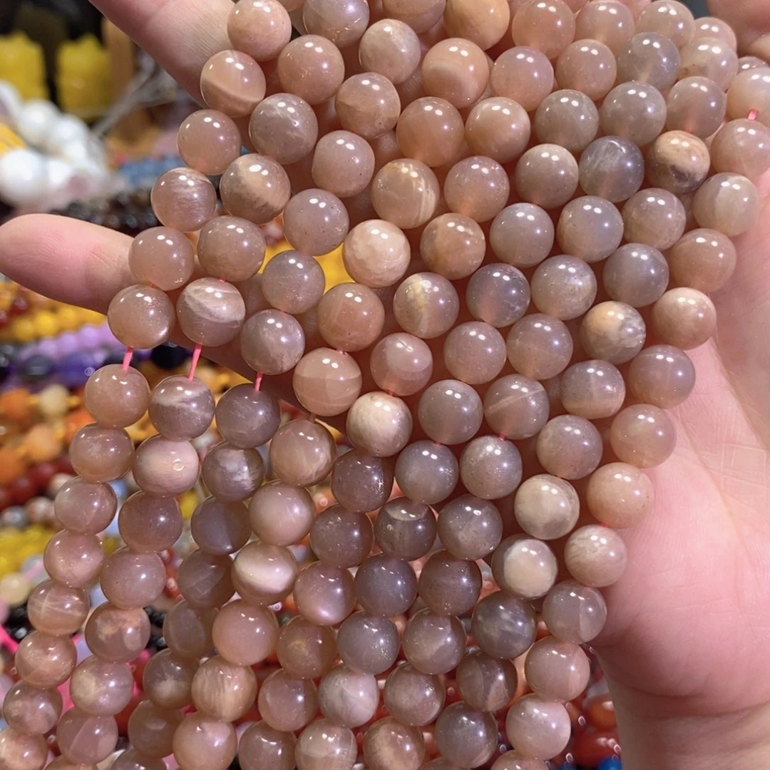 玛瑙/玉髓未镶嵌珠宝半成品太阳一条卡10mm