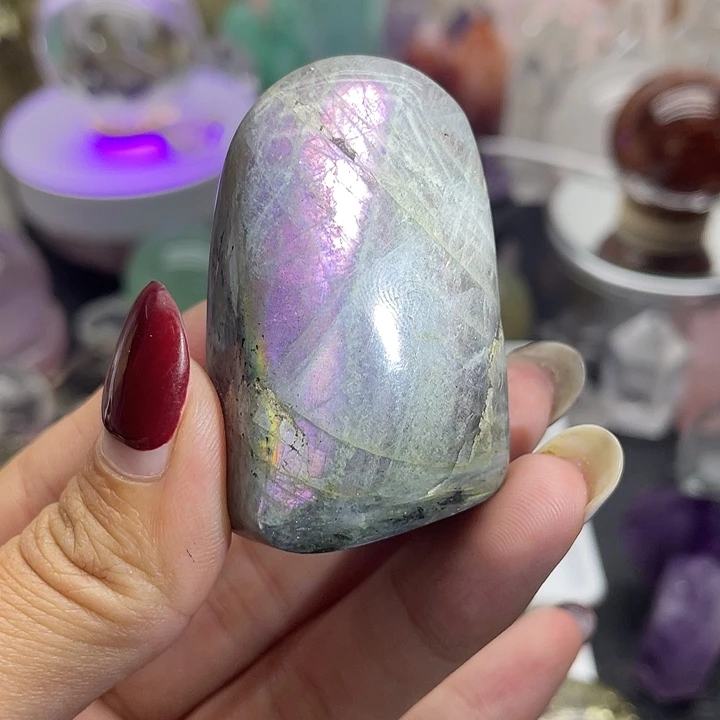 未镶嵌珠宝半成品水晶49灰月光