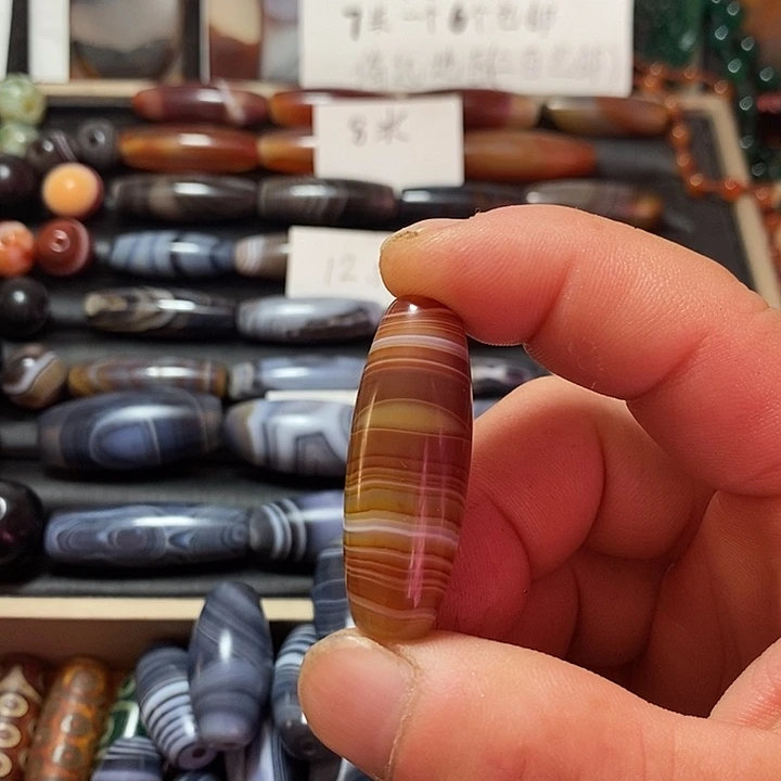 玛瑙/玉髓合金颈饰